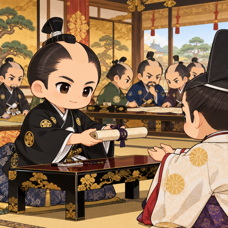 大政奉還に隠れた慶喜の狙いのイラスト