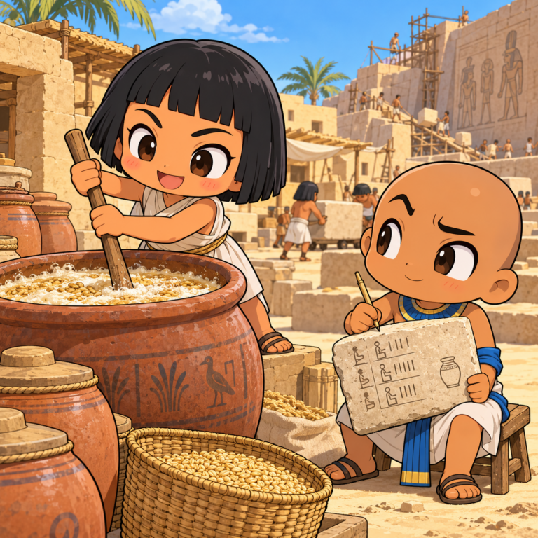 欠勤の理由はビール造りのイラスト