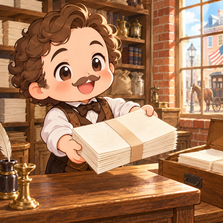 お尻を拭く紙が商品になるまでのイラスト