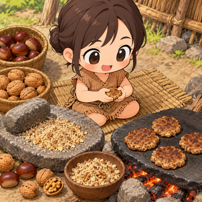縄文クッキーの本当の中身のイラスト