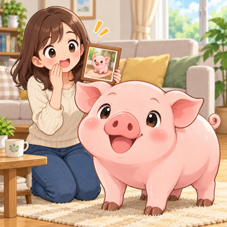 マイクロブタも大きく育つ