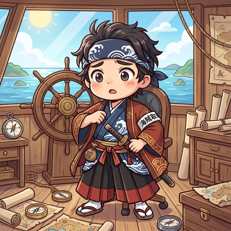 取締官が海賊の首領に