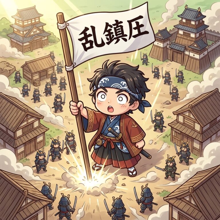 乱を鎮めた者が武家の礎に