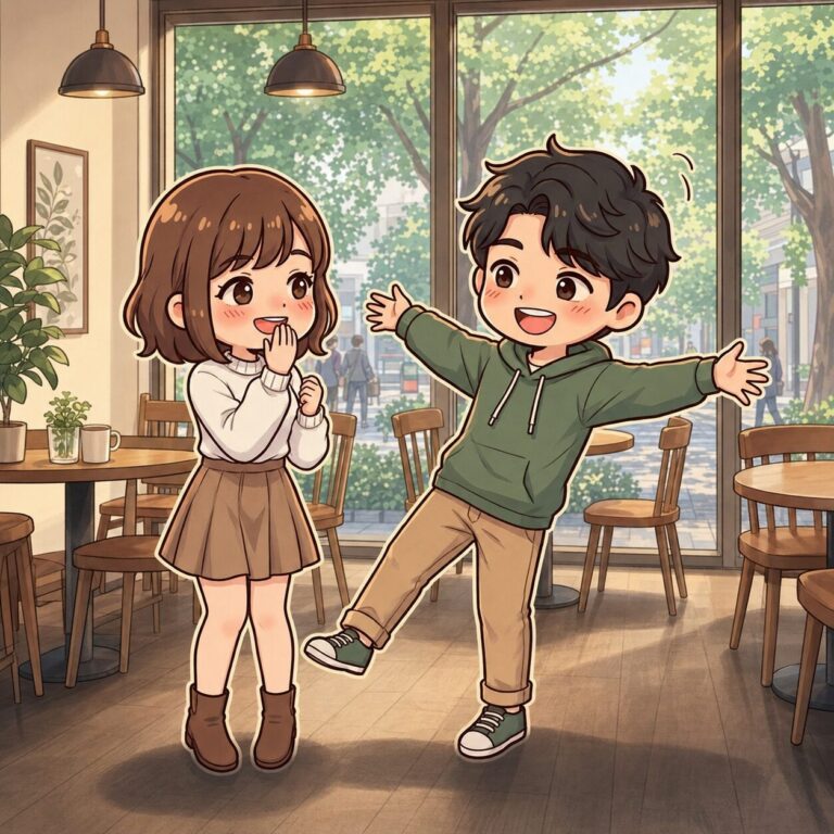 体を開く姿勢が増える