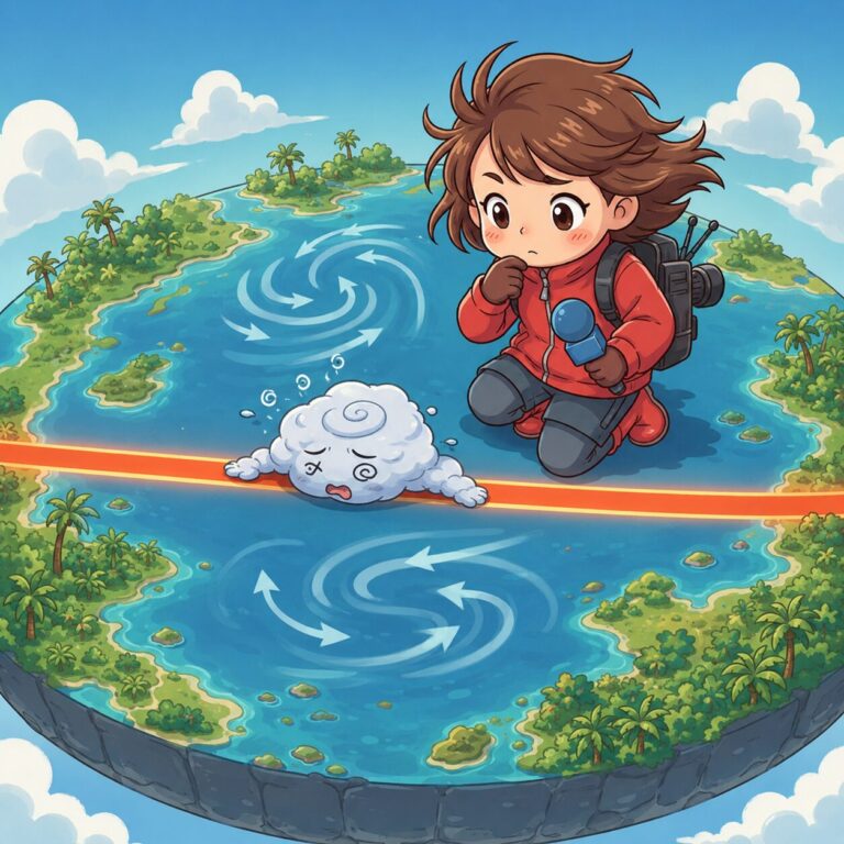 赤道の真上では生まれない