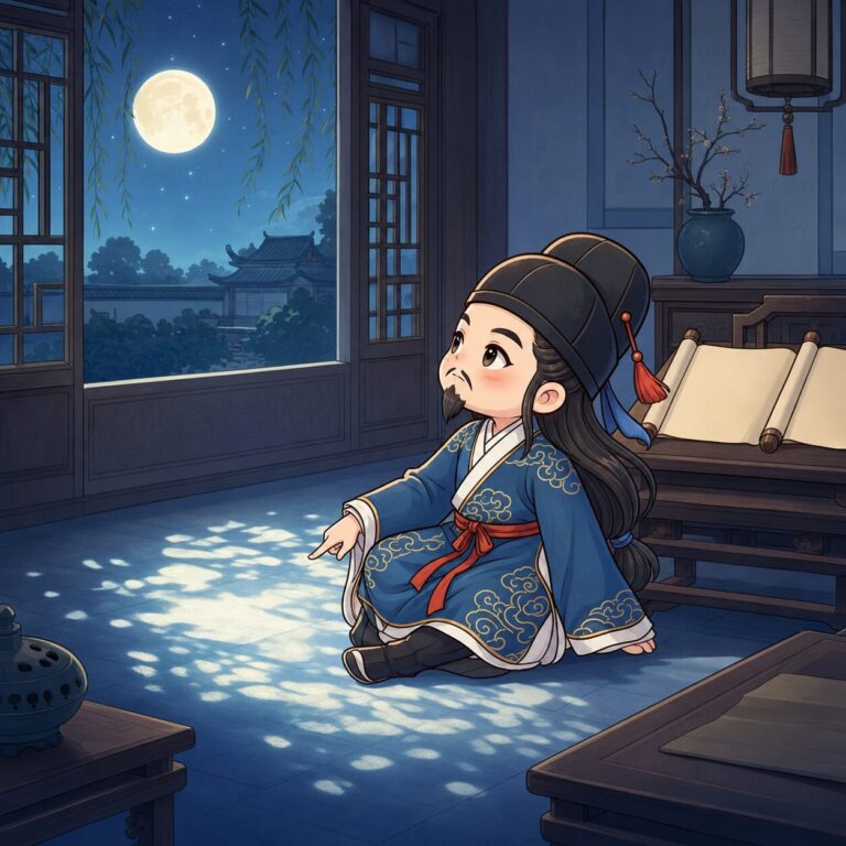 静夜思は日本と中国で違う