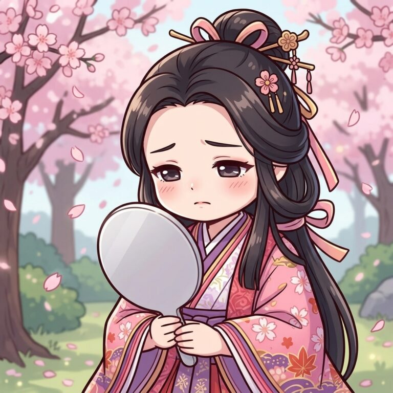 桜に重ねた「花の色は」