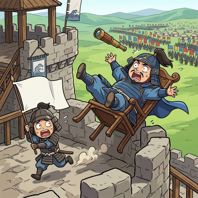戦わずに都市を開城させたプロパガンダ