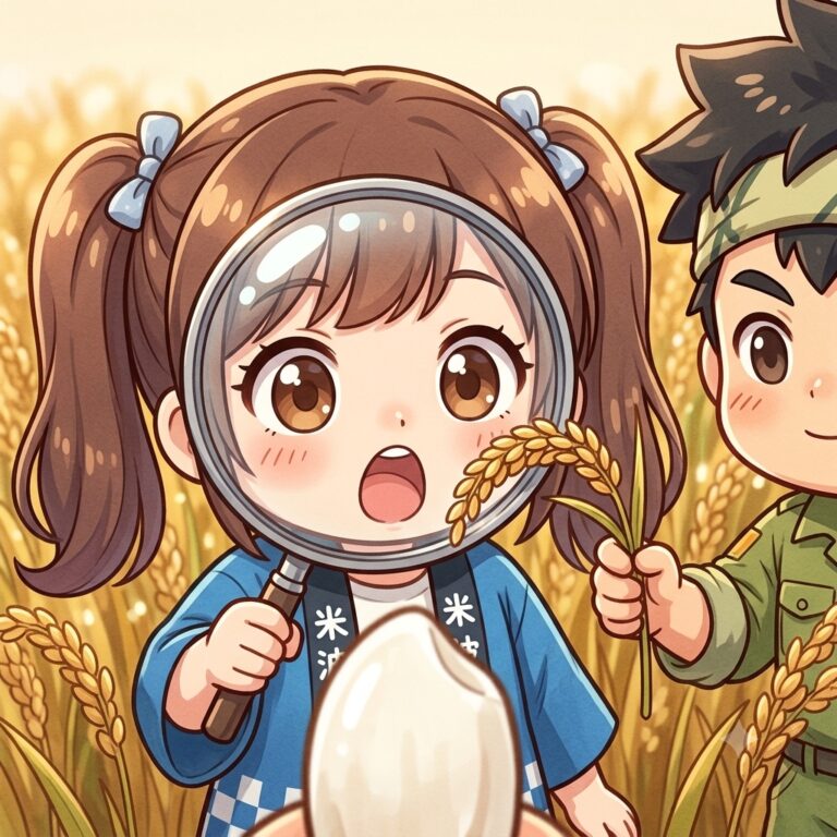 お米はイネという草の種
