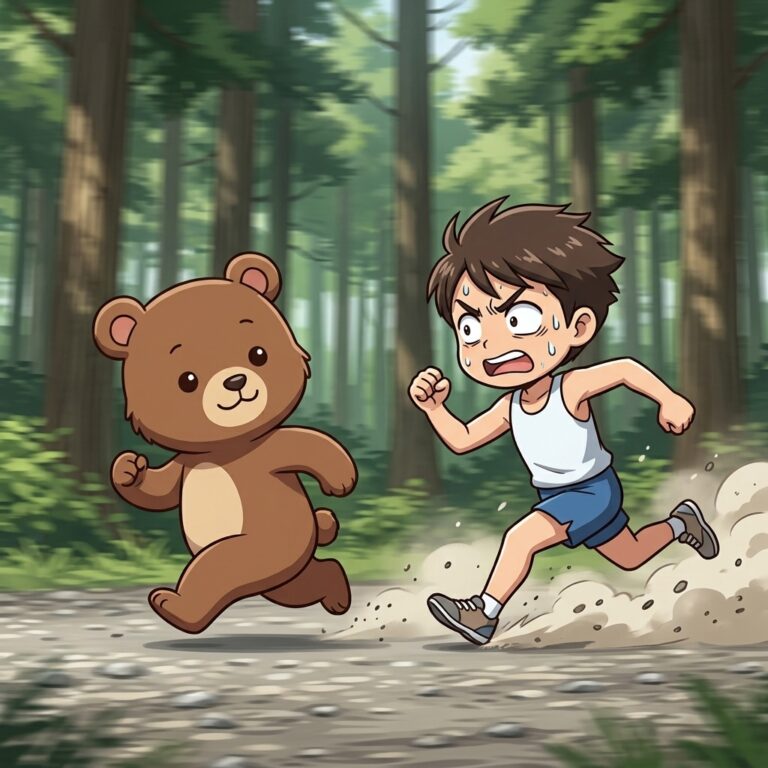 走って逃げるのは逆効果