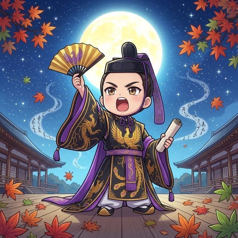 満月の夜に詠んだ傲慢な和歌