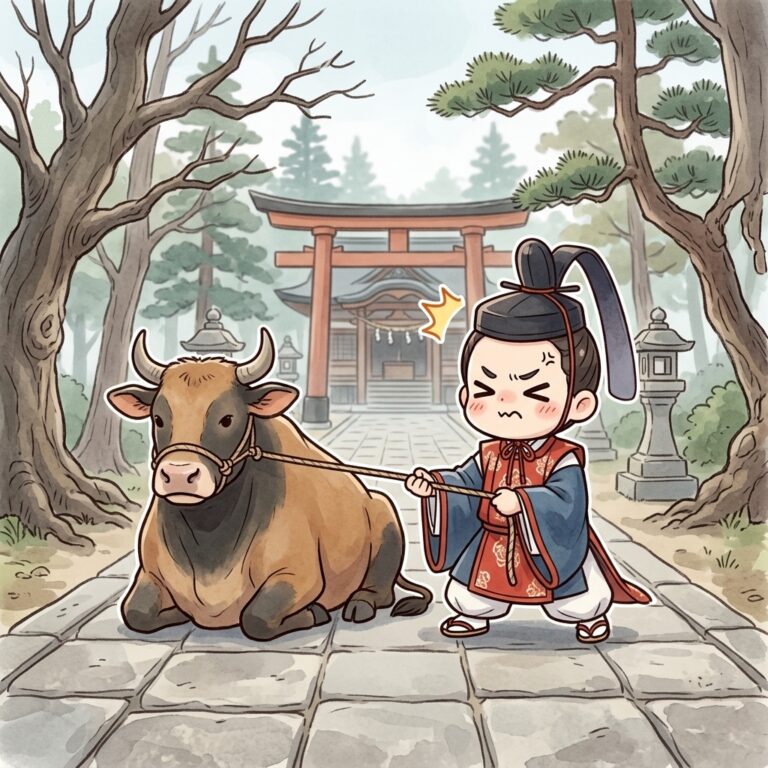 天満宮に牛の像がある理由