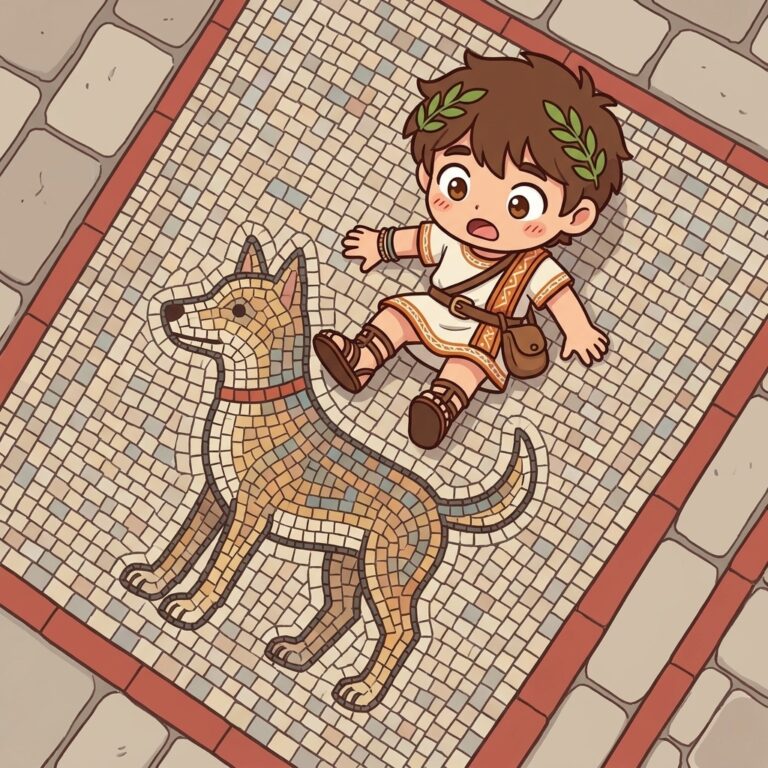 古代ローマの猛犬注意