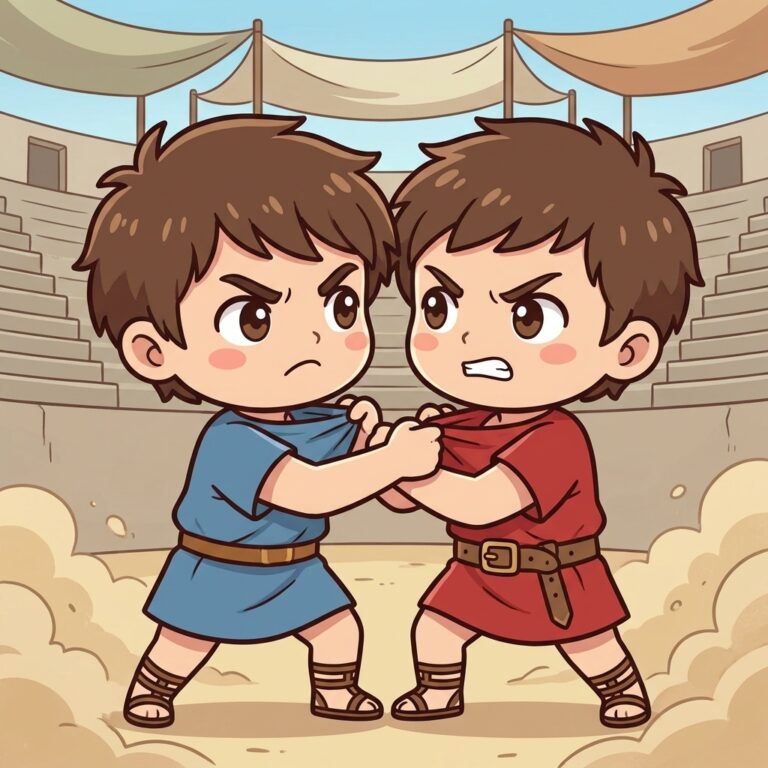 剣闘士試合で起きた乱闘