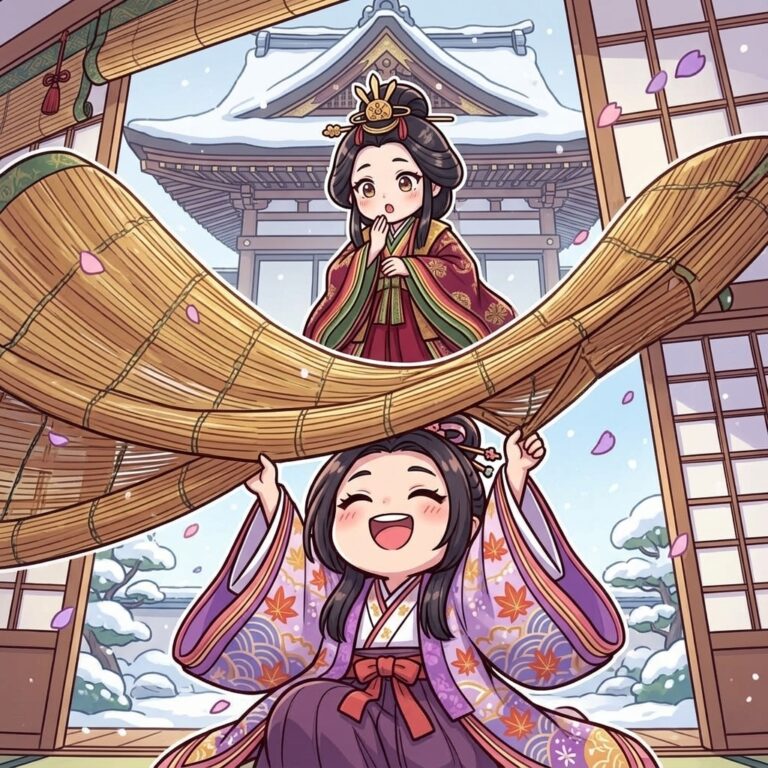 御簾を上げた名場面