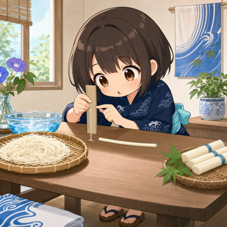 そうめんとうどんの境界線