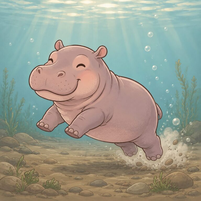 実は泳がずに水底を跳ねる