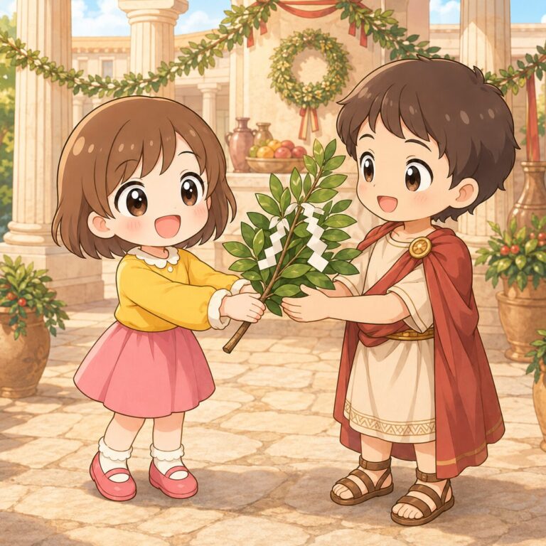 新年の枝が贈り物の始まり