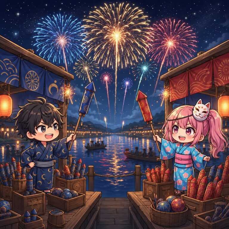 起源は花火屋の宣伝だった