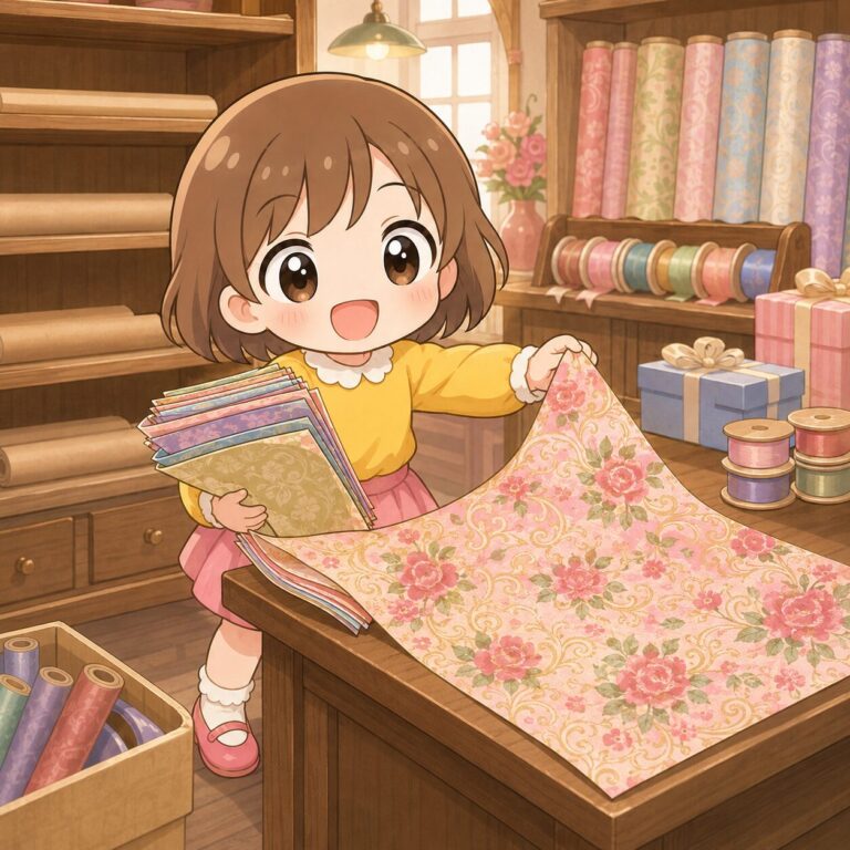 包装紙は品切れから誕生