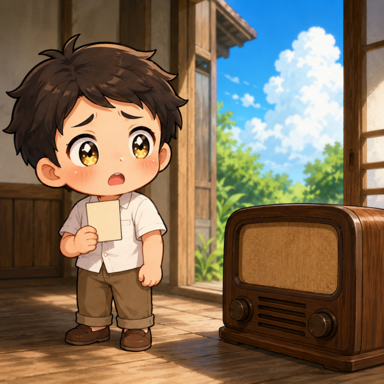 抽せん前に終戦を迎えた勝札
