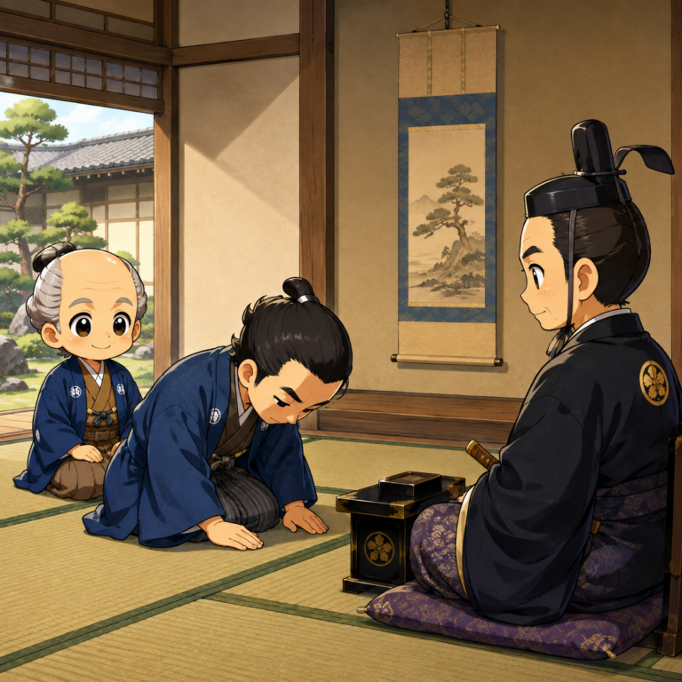 辞令に記された測量試み