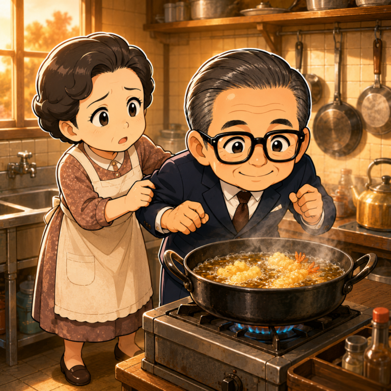 ひらめきの元は天ぷら