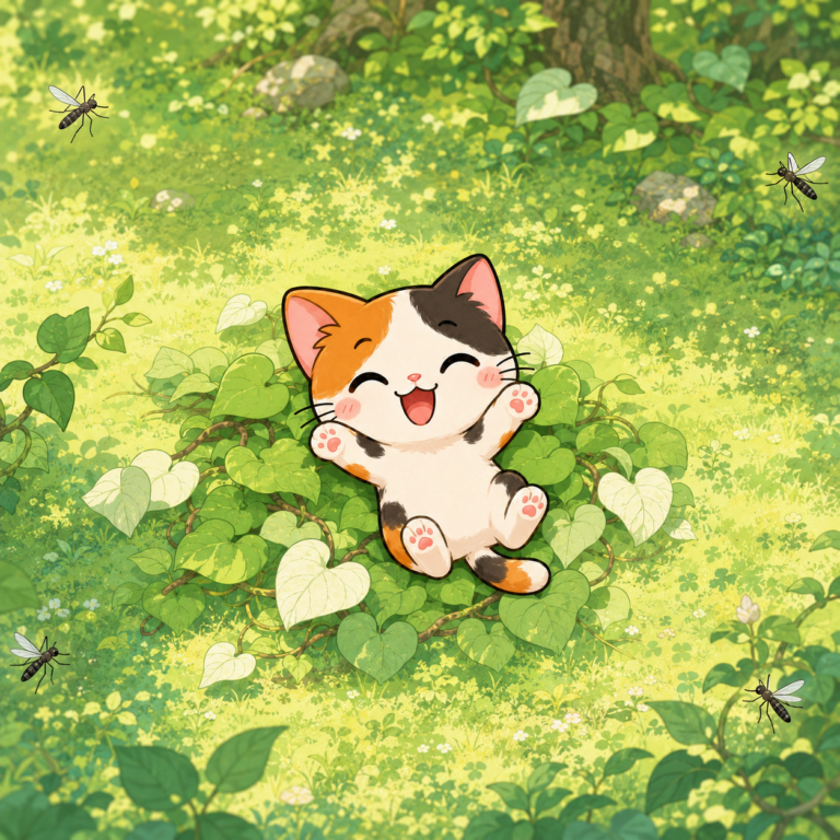 マタタビ好きは蚊よけ
