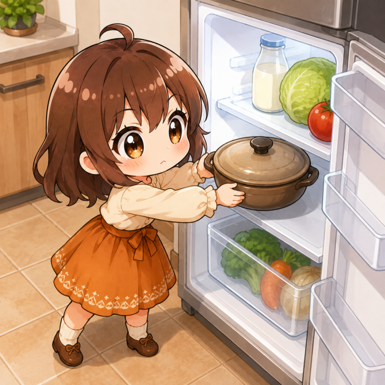 一晩寝かせたカレーの味