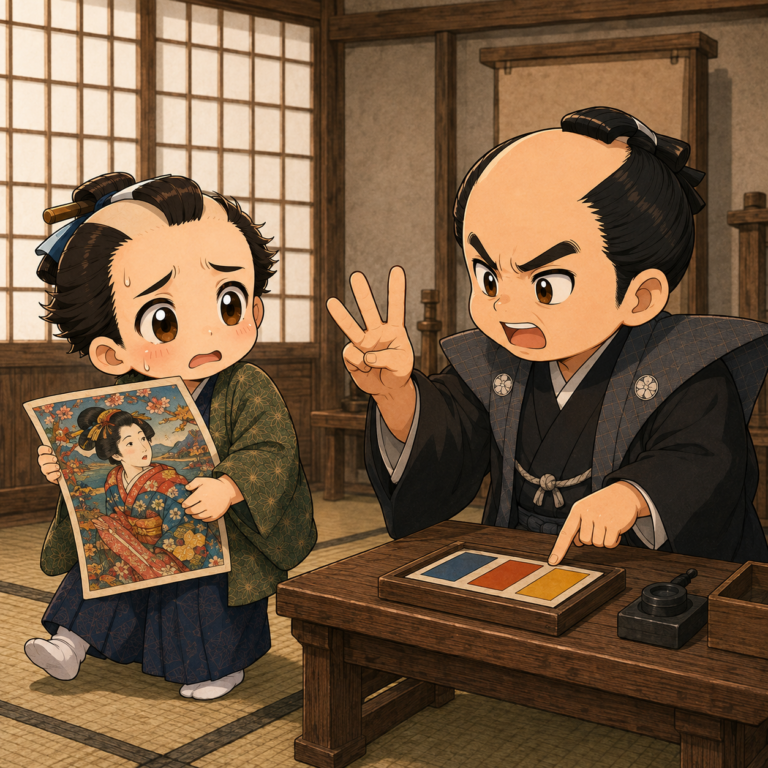 天保の改革は色数まで規制した