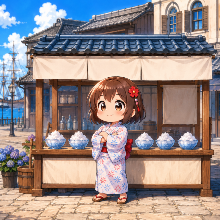 横浜に生まれた氷水の店