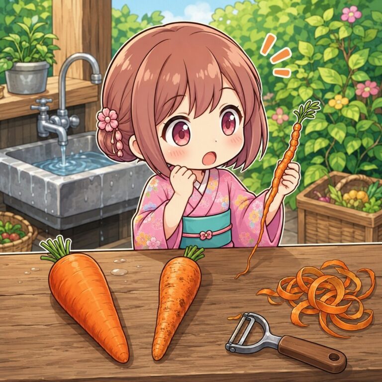 にんじんの皮の正体とは