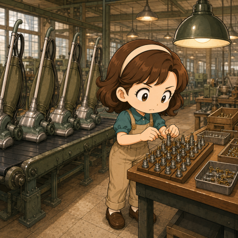 掃除機工場が極秘兵器を作った
