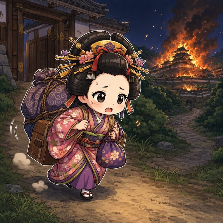 本能寺の変で城を離れ寺へ