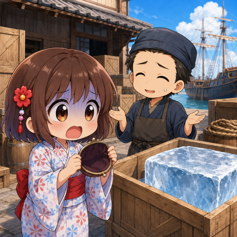 海を渡ってきたボストン氷