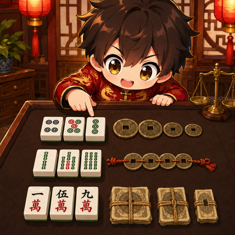 牌の絵柄はどれもお金