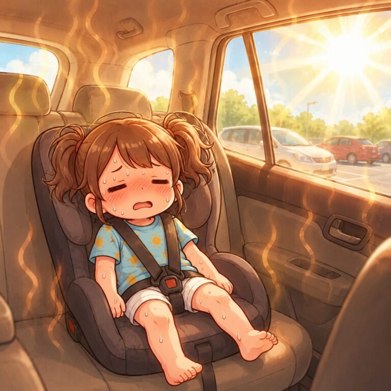車内は短時間で高温になる