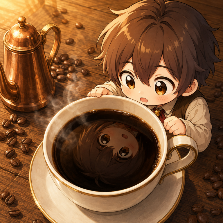 コーヒーは黒いものの意