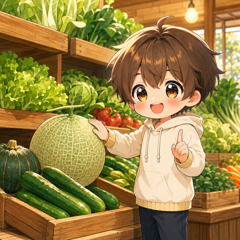 メロンはウリ科の野菜