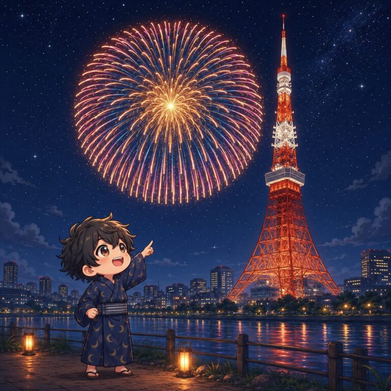 尺玉は東京タワーの高さ