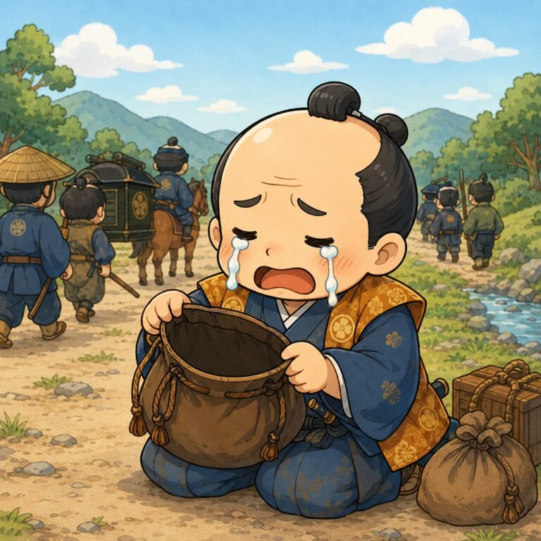 旅費が尽きて泣いた殿様