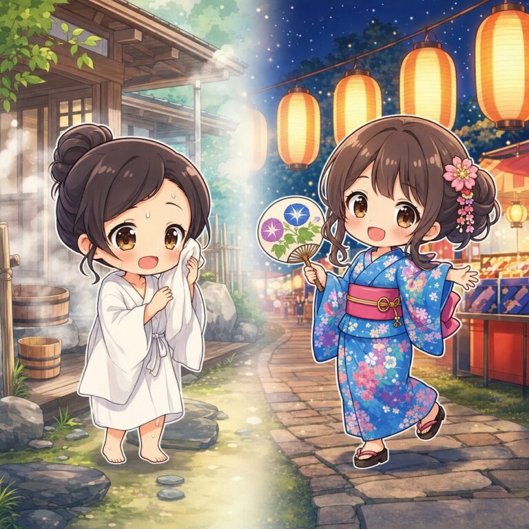 浴衣は湯上がり着だった