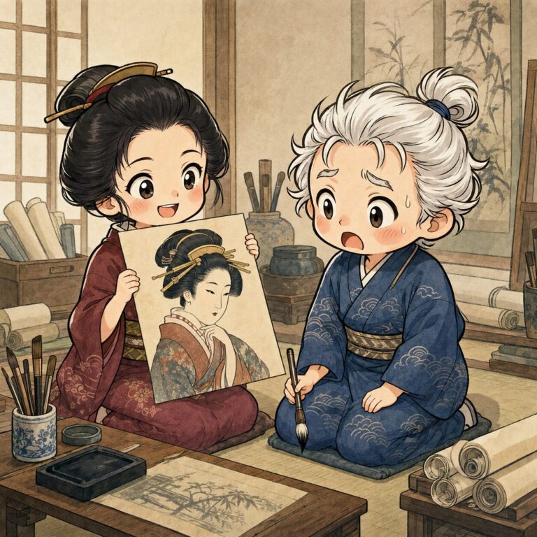 娘の腕前には敵わなかった