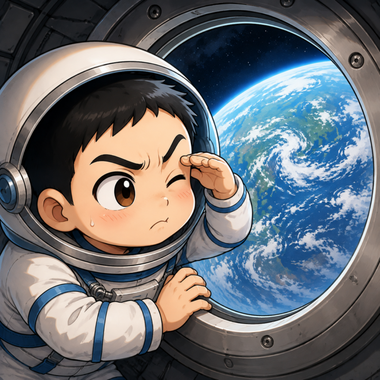宇宙から肉眼では見えない