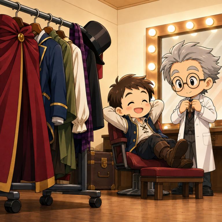 キャラは専属の俳優扱い