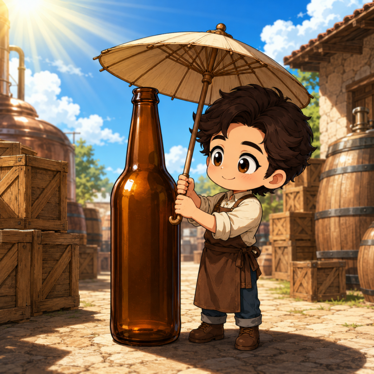 ビール瓶が茶色い理由