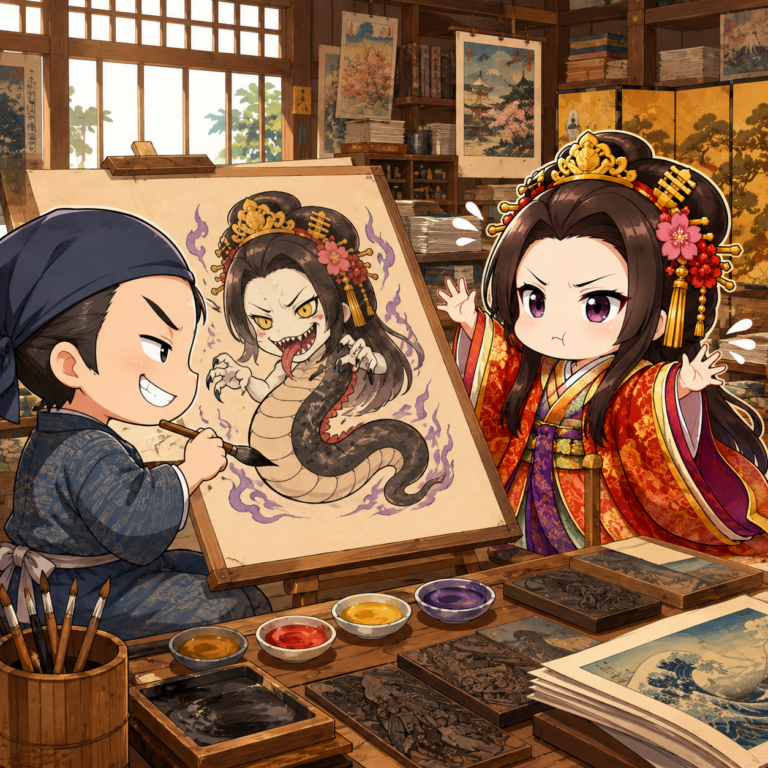 江戸時代には妖怪扱い