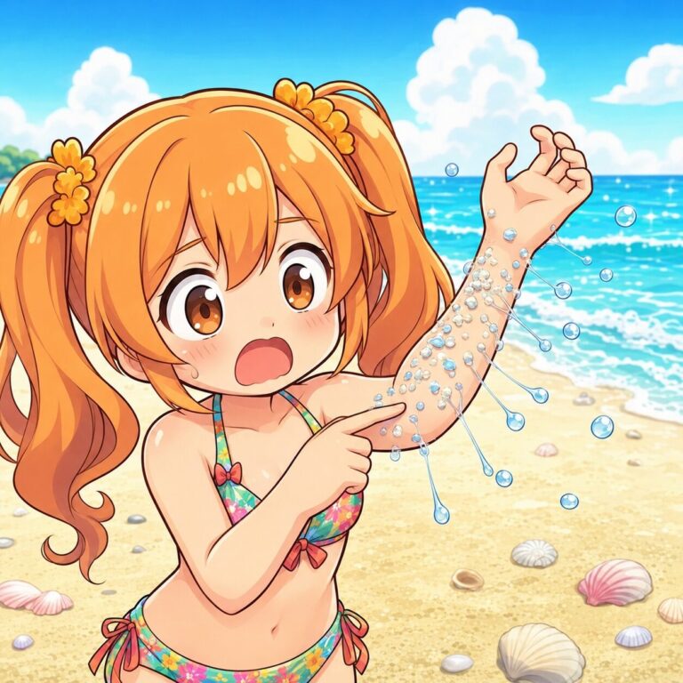 海のベタベタはにがり