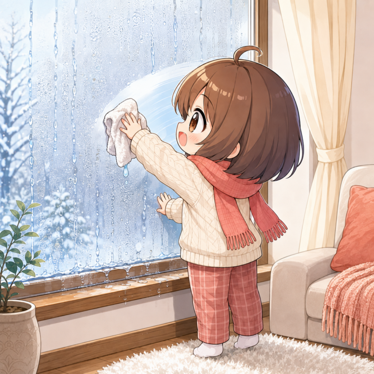 窓の結露は加湿しすぎの合図