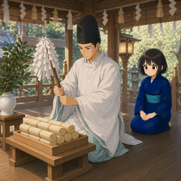 そうめんの値を占う神事